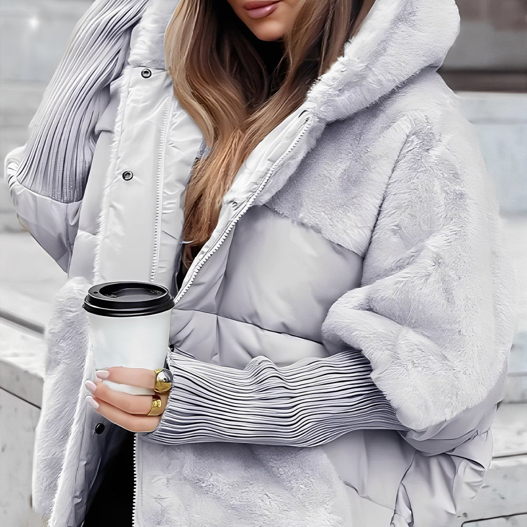 EB | Damenjacke mit elegantem Kunstfell