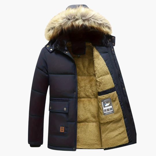 EB | Fleece-Hoodie mit Reißverschluss für Herren