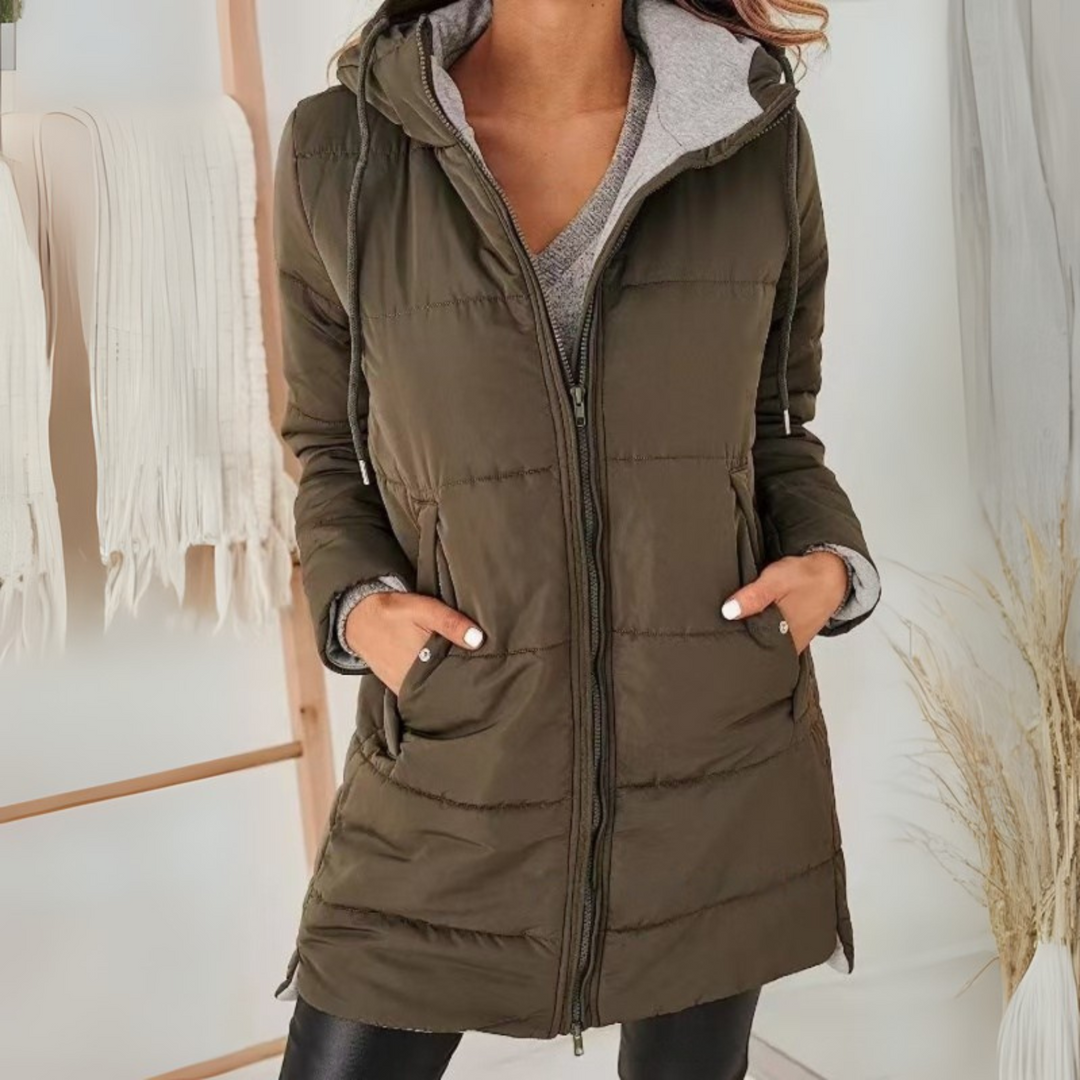 EB | Leichte Gepolsterte Jacke mit Kapuze