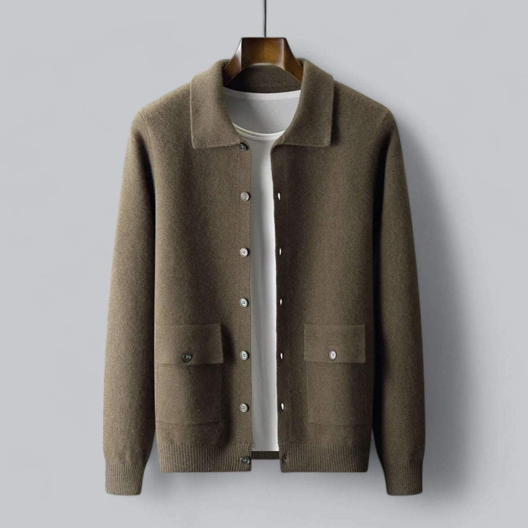 EB | Herren Mischung Cardigan Jacke