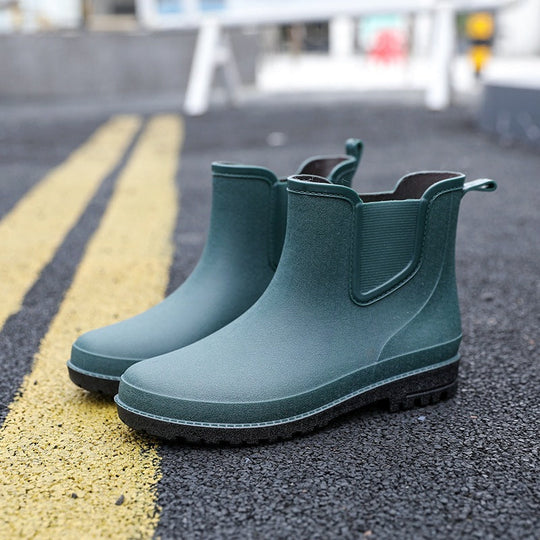 Halbhohe Wasserdichte Herren-Regenstiefel EB