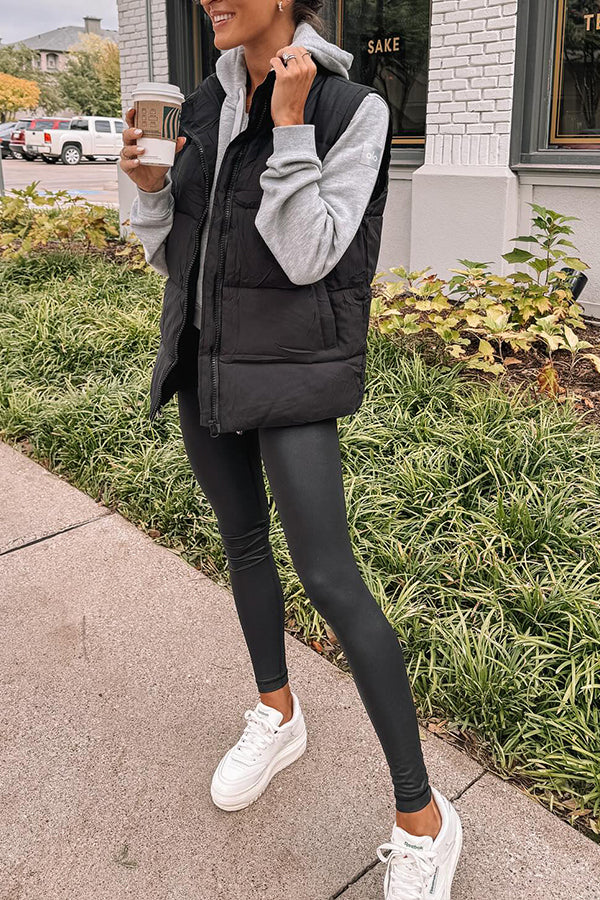 EB | Farbe modischer lässiger Stil Baumwollweste Jacke