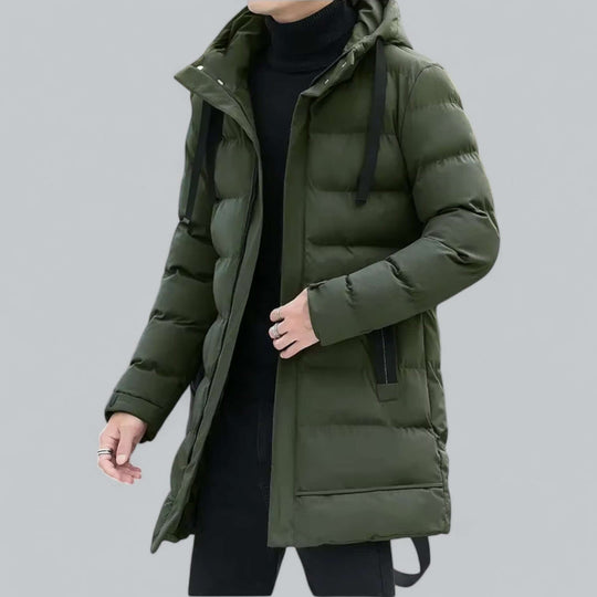 EB | Lang geschnittene gepolsterte Winter Parka Jacke