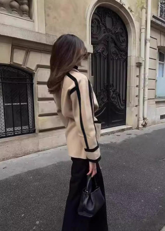 EB | Trim Gürtelter Wollmantel