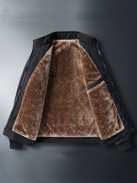EB | Winddichte Jacke mit Imitiertem Pelzfutter Polyester Warm und Komfortabel