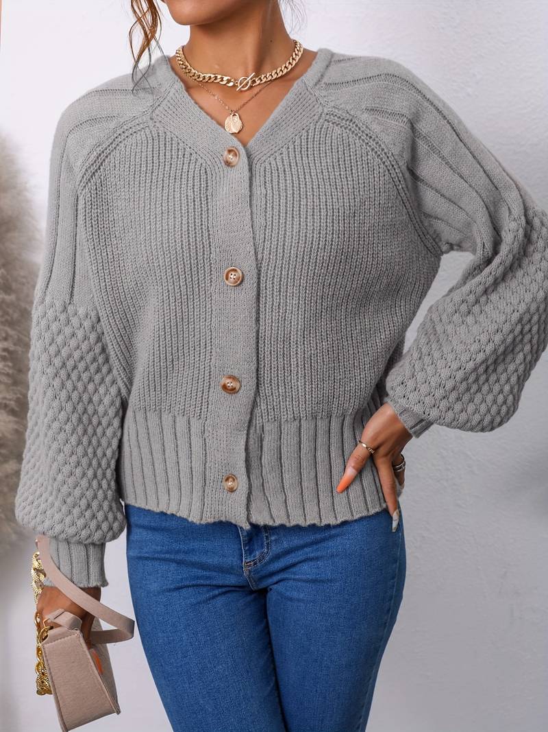 EB | Lässige und Stilvolle Allgemeine Strickjacke