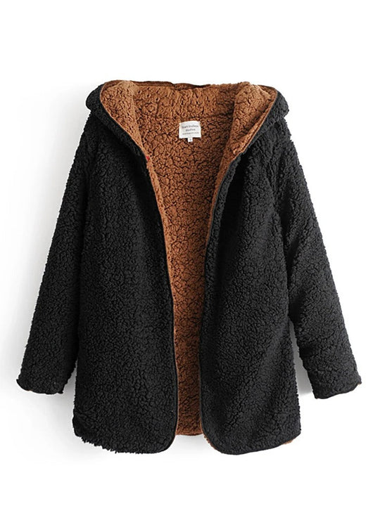 EB | Flauschiger Teddy Mantel