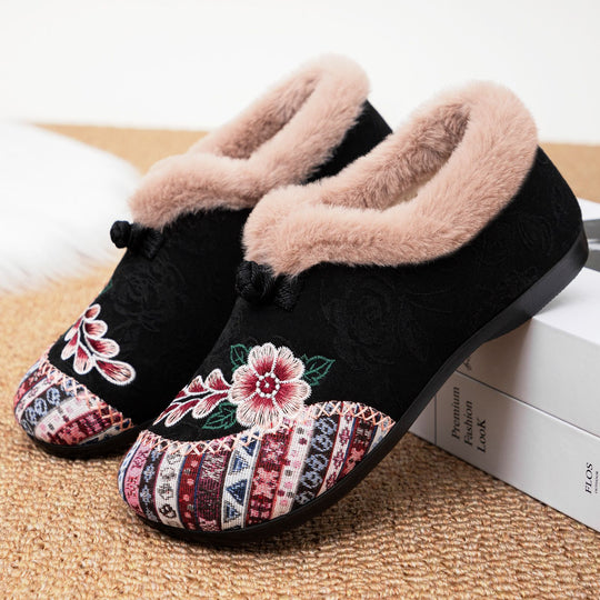 Warme Damen-Winterstiefel mit Plüschfutter EB EB