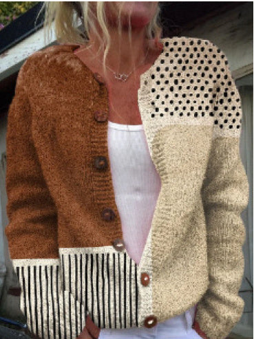 EB | 3D Digital Gedruckte Strickjacke für Damen