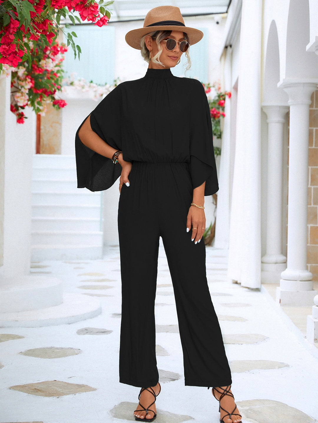 EB | Jumpsuit mit Stehkragen