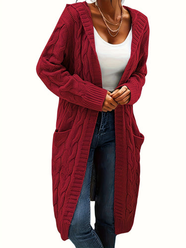 EB | Langstrickjacke mit Kapuze