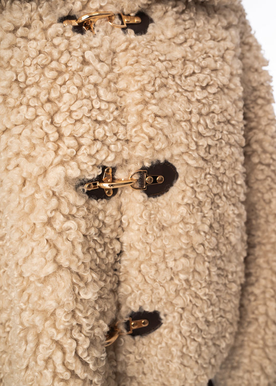 EB | Locker Sitzende Schafslederjacke mit Locken