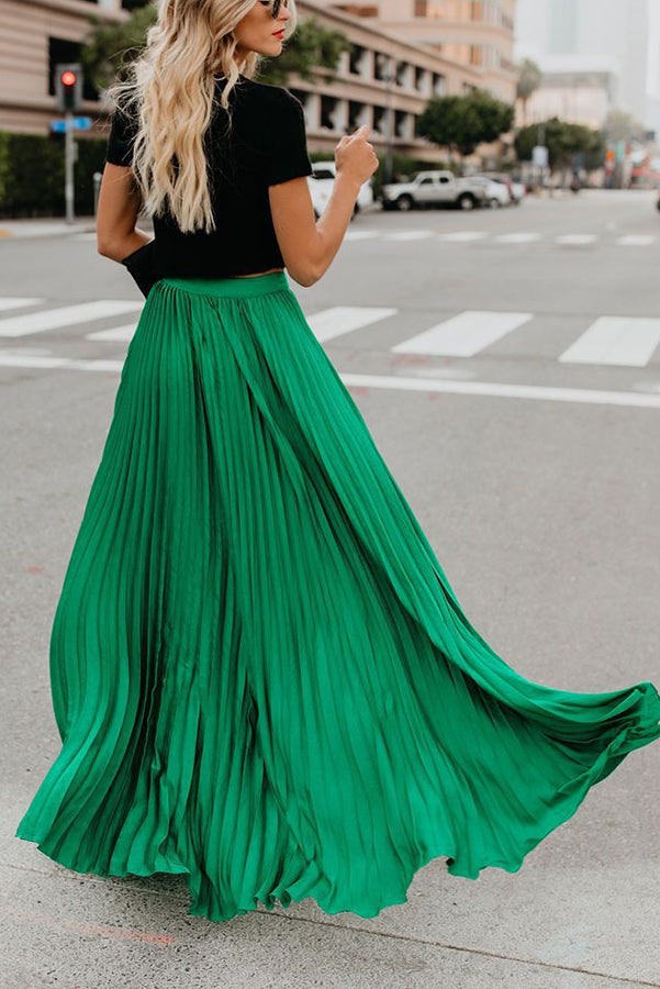 EB | Für Eternity Plissierter Maxi Rock