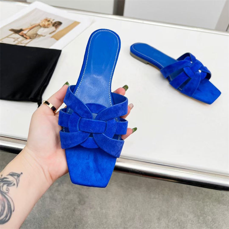 EB | Damenmode Einfache Kreuz Mittel-Hoch Schuhe