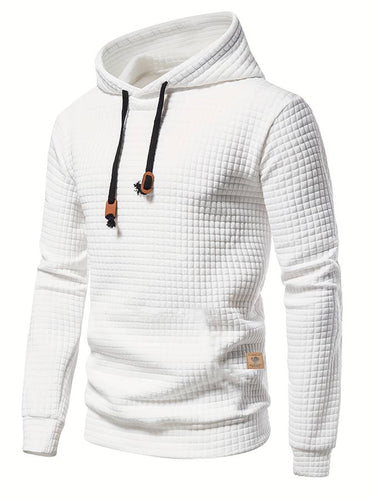 EB - Lässiger Waffelmuster Hoodie für Männer