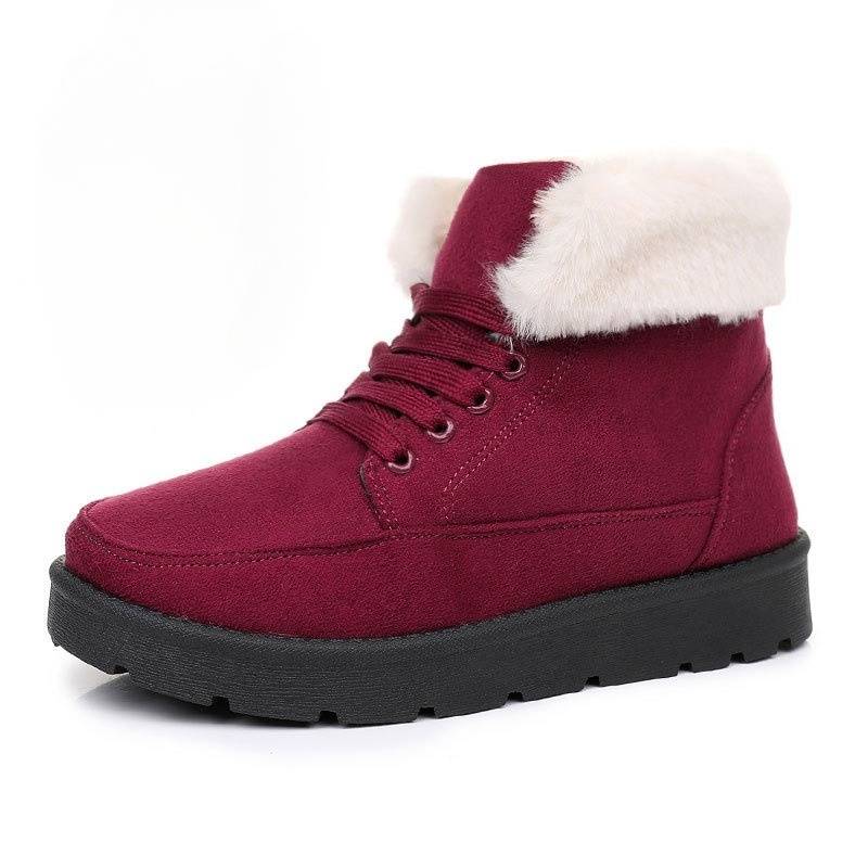 Kuschelige Damen-Winterstiefel mit Fellfutter EB EB