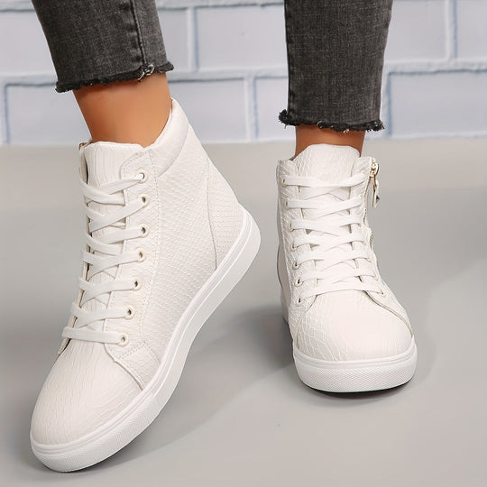 EB | Einfache Lässige Sneakers mit Reißverschluss