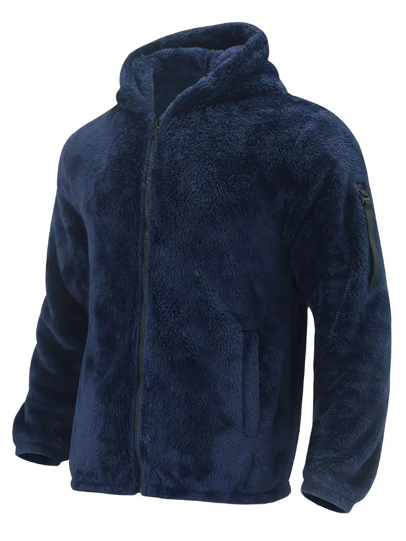 EB Teddyjacke mit Reißverschluss für Männer