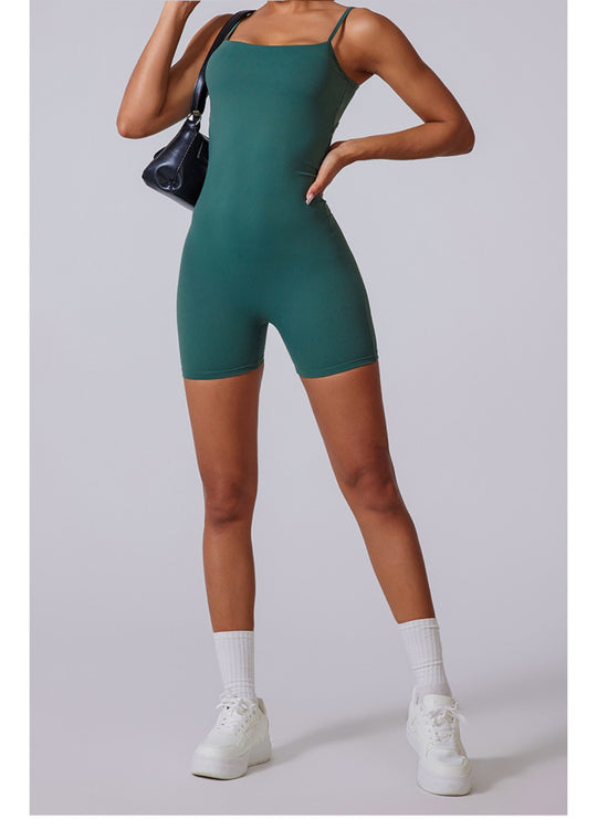 EB | Schlanke Schulter Tank Yoga Strampler