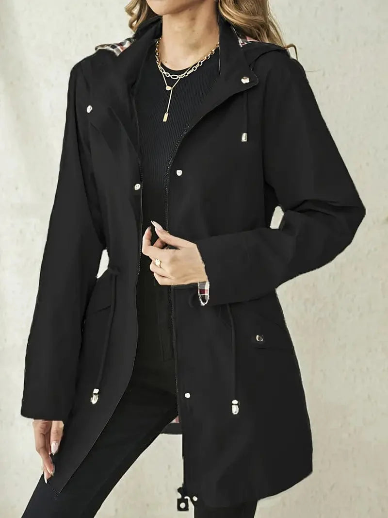 EB | Langer Mantel Chic Zeitloser Stil Ideal für den Winter