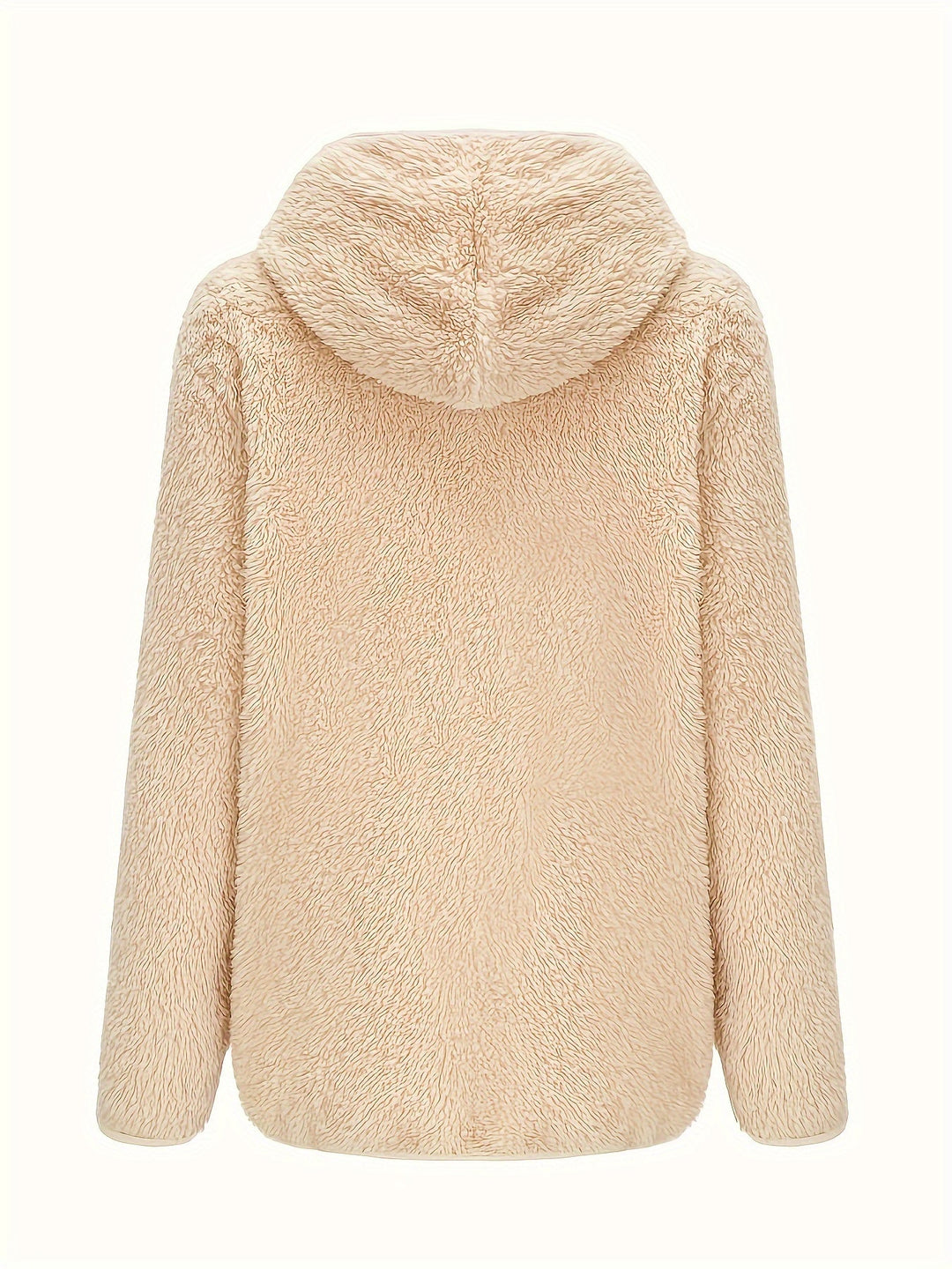 EB | Leichtgewicht Teddyjacke mit Kapuze Polyester Warm und Bequem