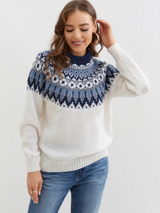 EB | Hinreißender Gemusterter Pullover