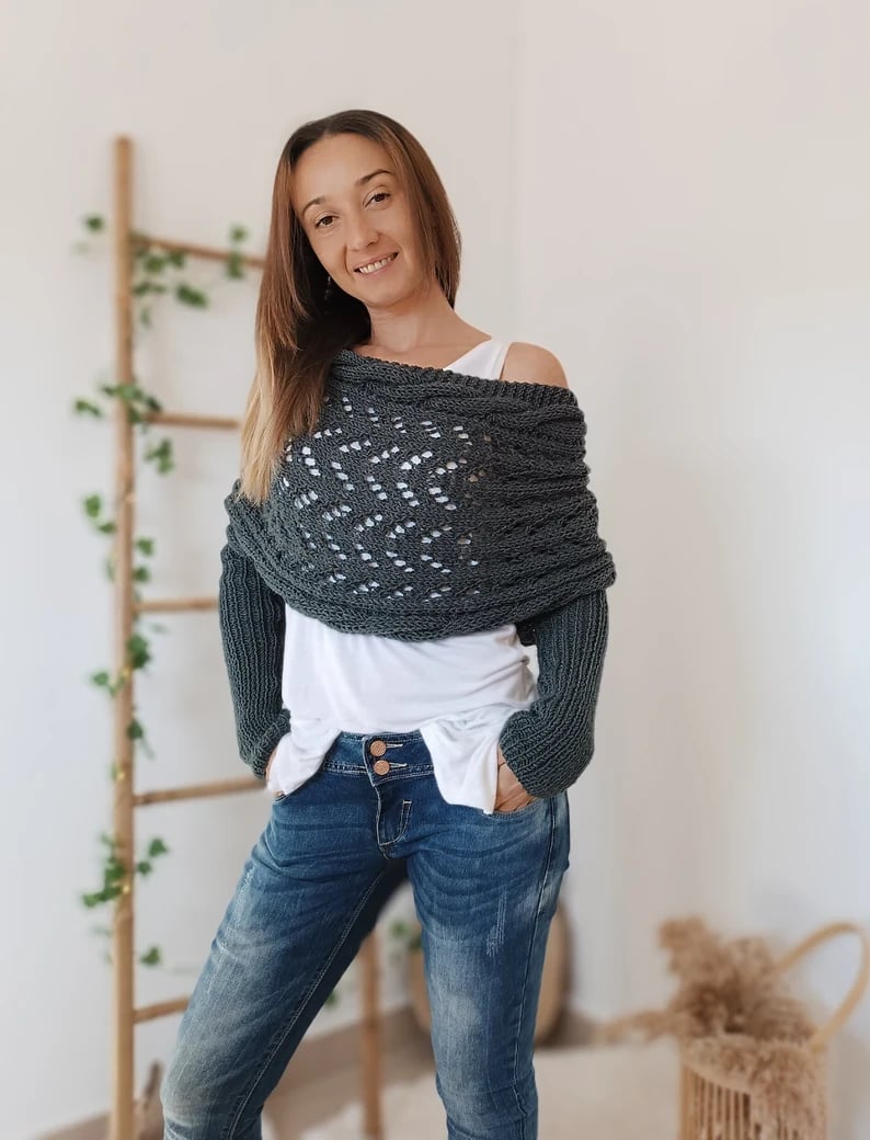 EB | Bequemer Strickschal