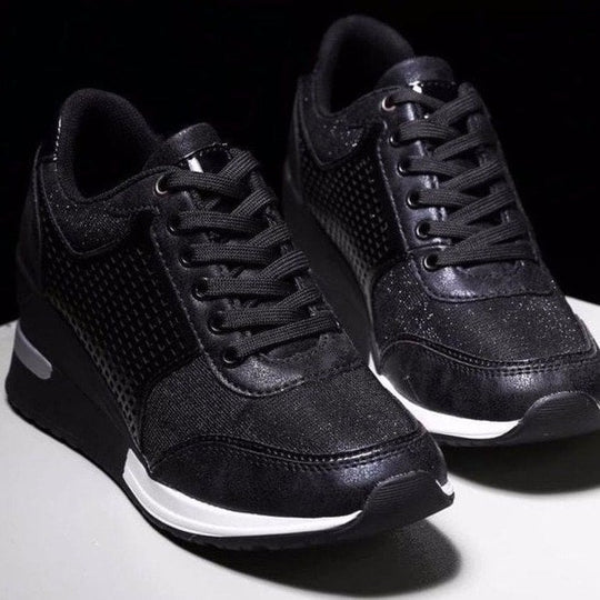 Orthopädische Sneakers mit hohen Absatz und Keilabsatz EB
