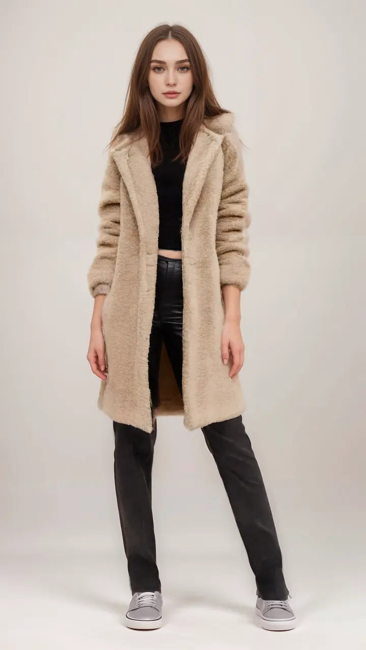 EB | Teddyjacke mit Kuscheliger Struktur