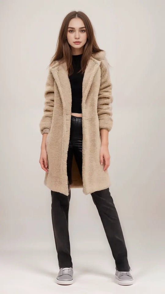 EB | Teddyjacke mit Kuscheliger Struktur