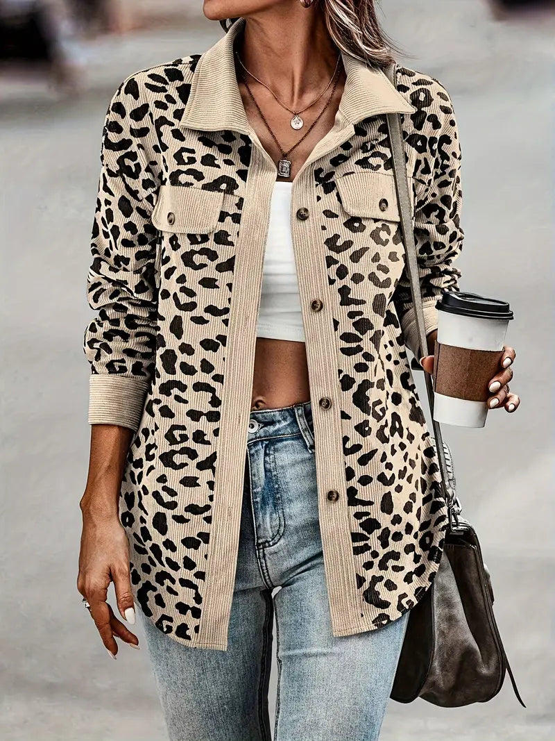 EB | Leopardjacke für Auffällige Outfits