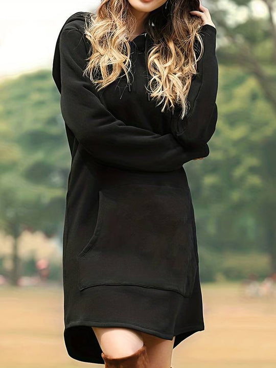 EB | Bequemes Sweatkleid mit Kapuze