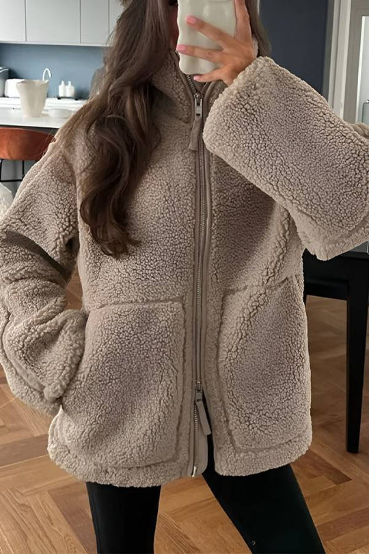 EB | Full-Zip Teddy-Jacke