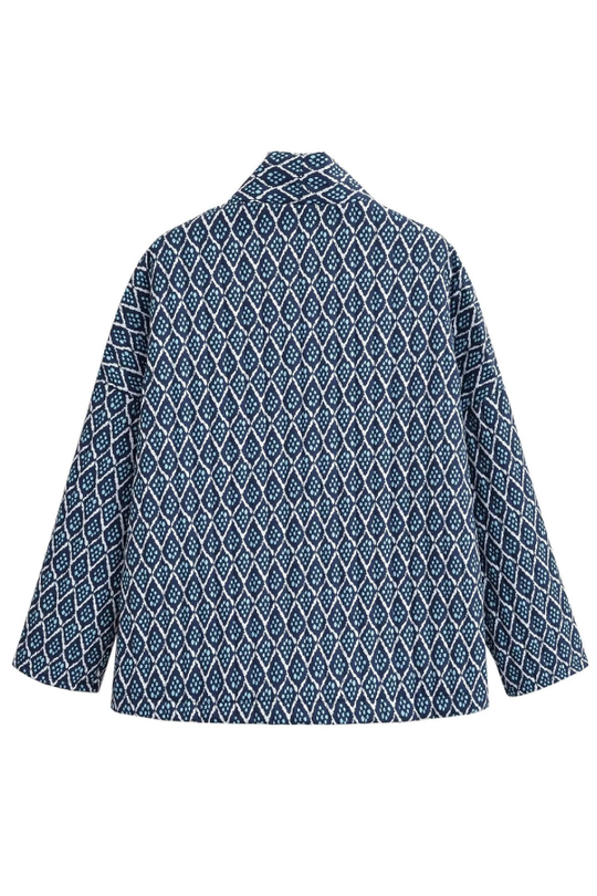 EB | Print Lockere leichte Baumwolljacke