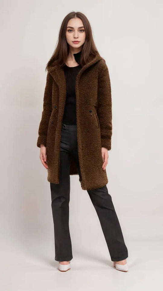 EB | Teddyjacke mit Kuscheliger Struktur