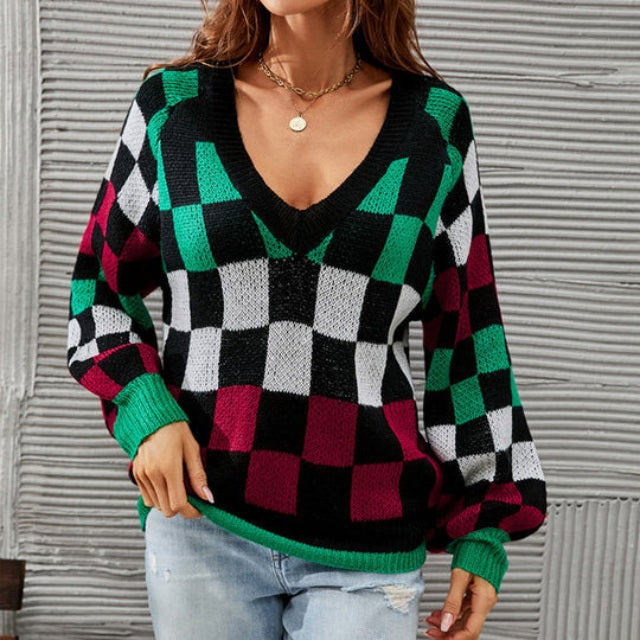 EB | Pullover in Kontrastfarbe mit Modernem Schnitt