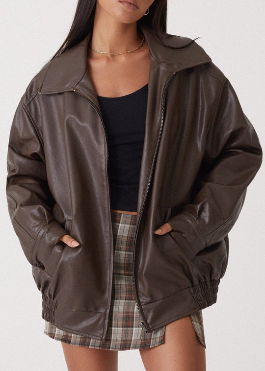EB | Lederjacke – Lokomotiv-inspirierter Stil
