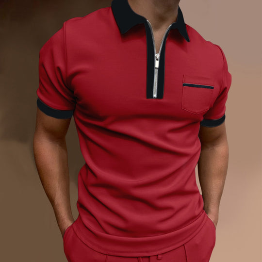 EB | Schmal geschnittenes Taschen-Poloshirt