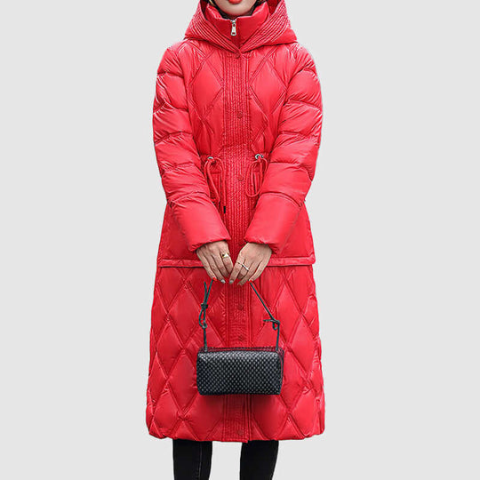 EB | Damen gepolsterte Kapuzen Winterjacke
