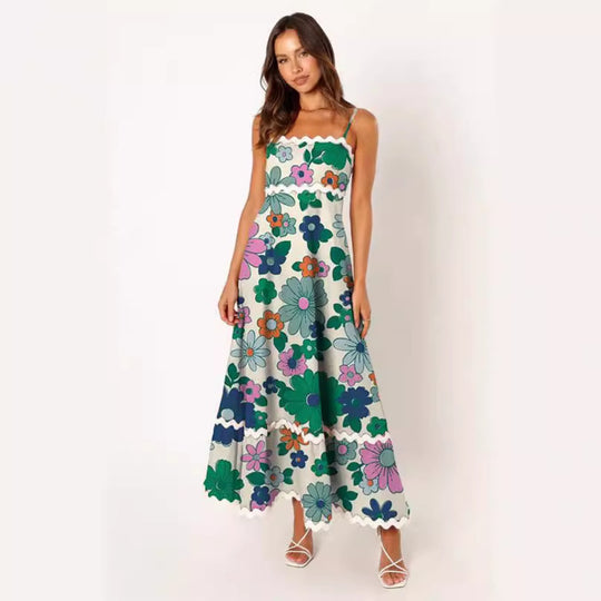 EB | Einfarbiges Spitzen-Hosenträger-Röhrentop-Kleid