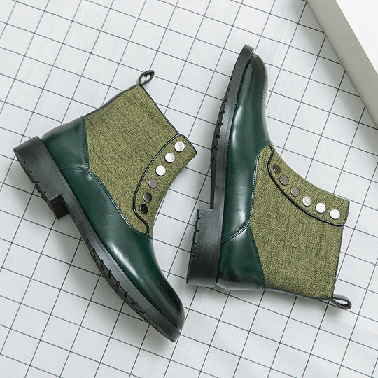 Elegante Herrenstiefel aus hochwertigem Leder EB