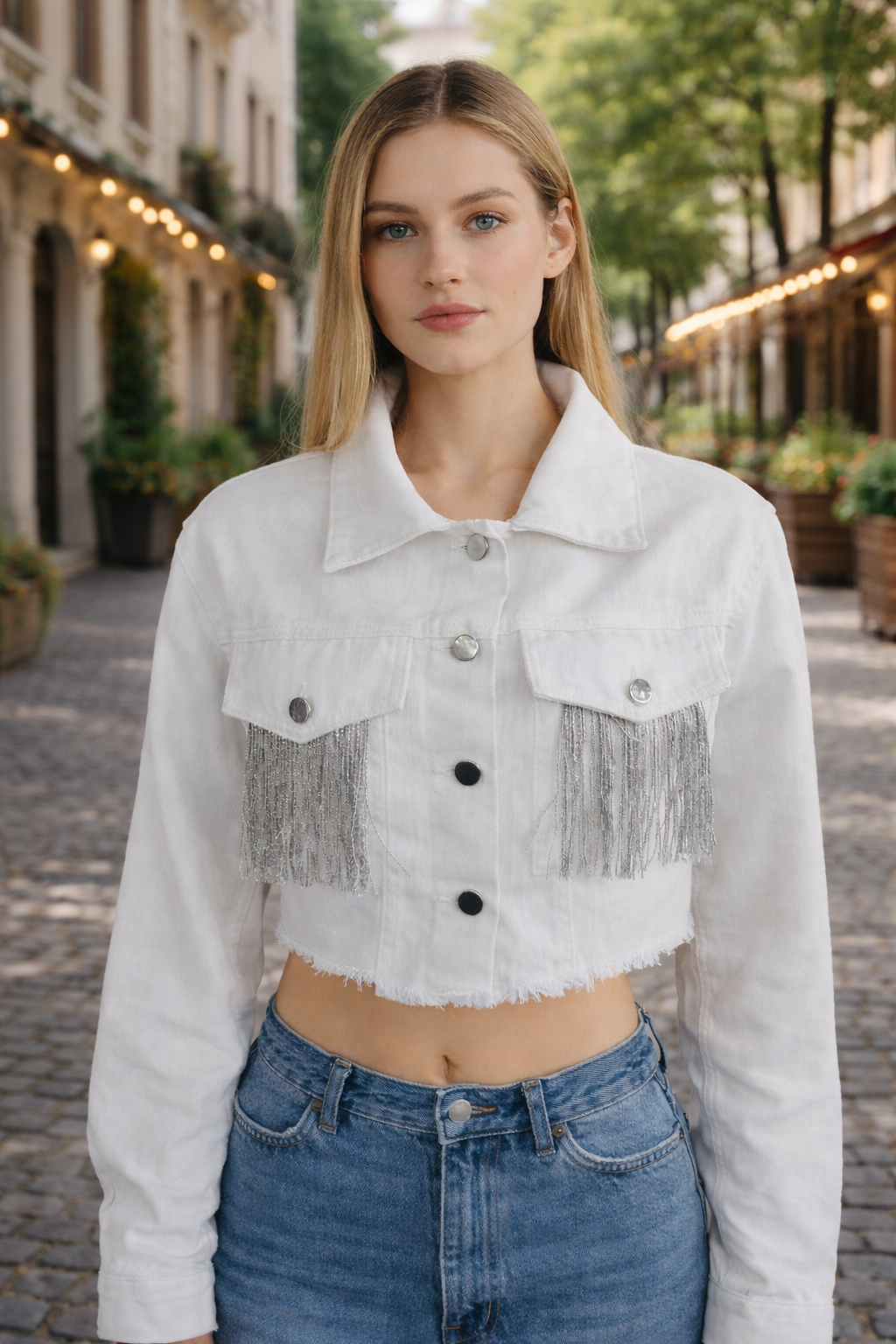 EB | Zerrissene Jeansjacke