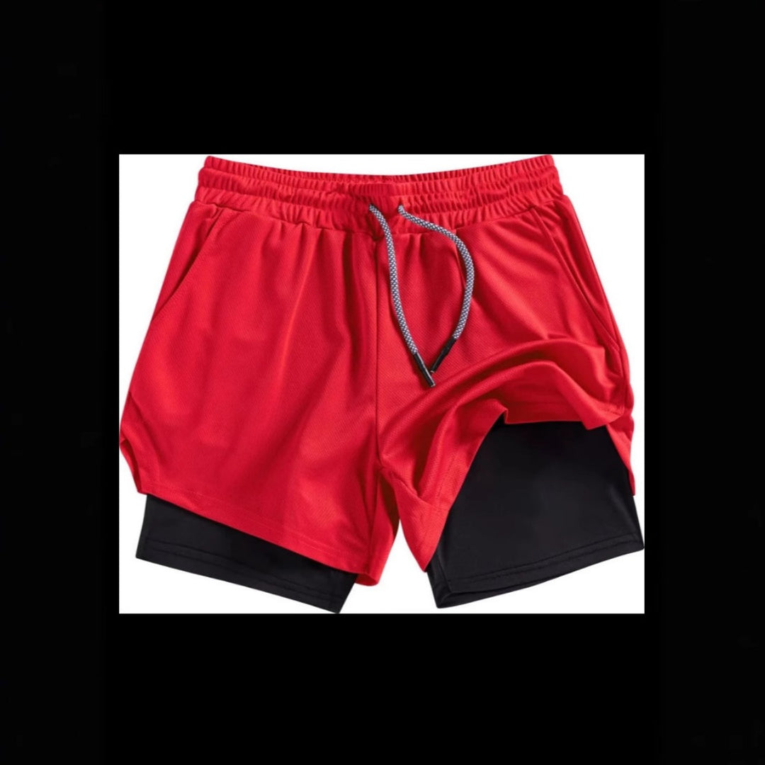 EB | Atmungsaktive Doppel-Shorts für Männer