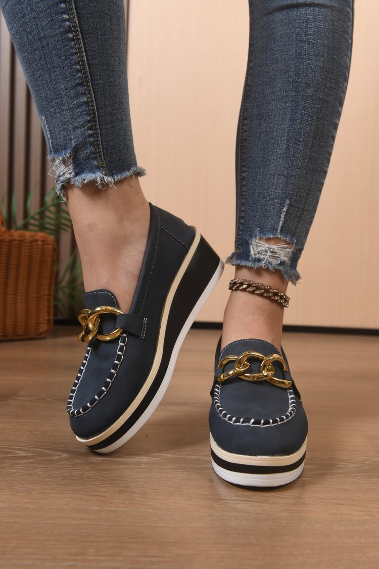 Orthopädische Slipper mit dicker Sohle und Ketten EB EB