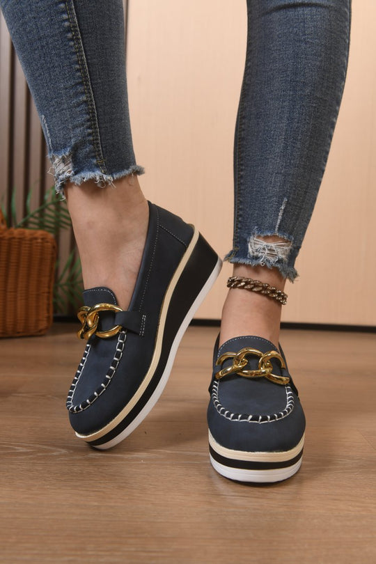 Orthopädische Slipper mit dicker Sohle und Ketten EB EB