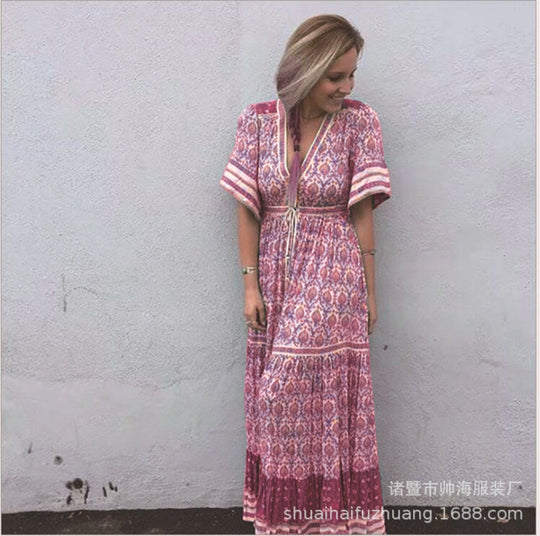 EB | Kleid mit böhmischem Print