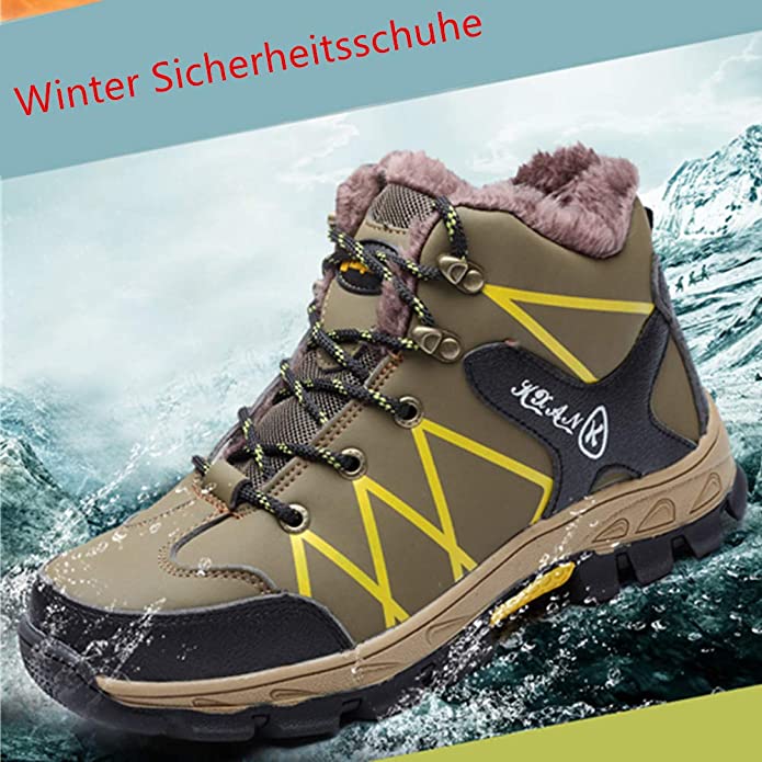 Anti-Smashing und Anti-Pannen Winter plus Samt Anti-Kälte  und Warm Sicherheitsschuhe EB