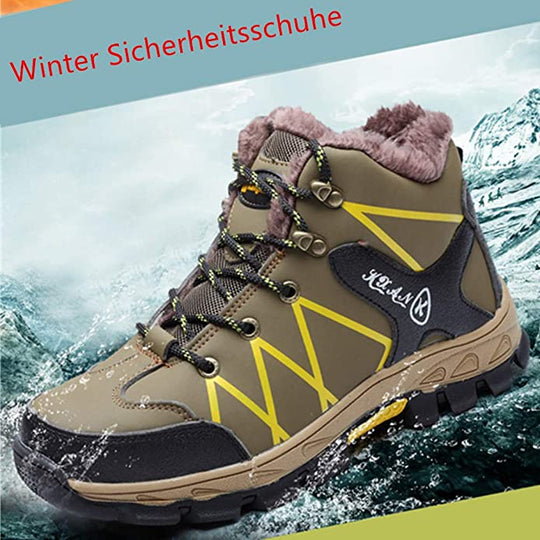 Anti-Smashing und Anti-Pannen Winter plus Samt Anti-Kälte  und Warm Sicherheitsschuhe EB