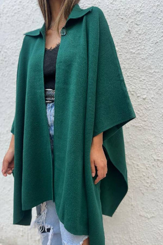 EB | Farbe lässiger Cardigan lockere Einzelknopf Windbreaker Jacke