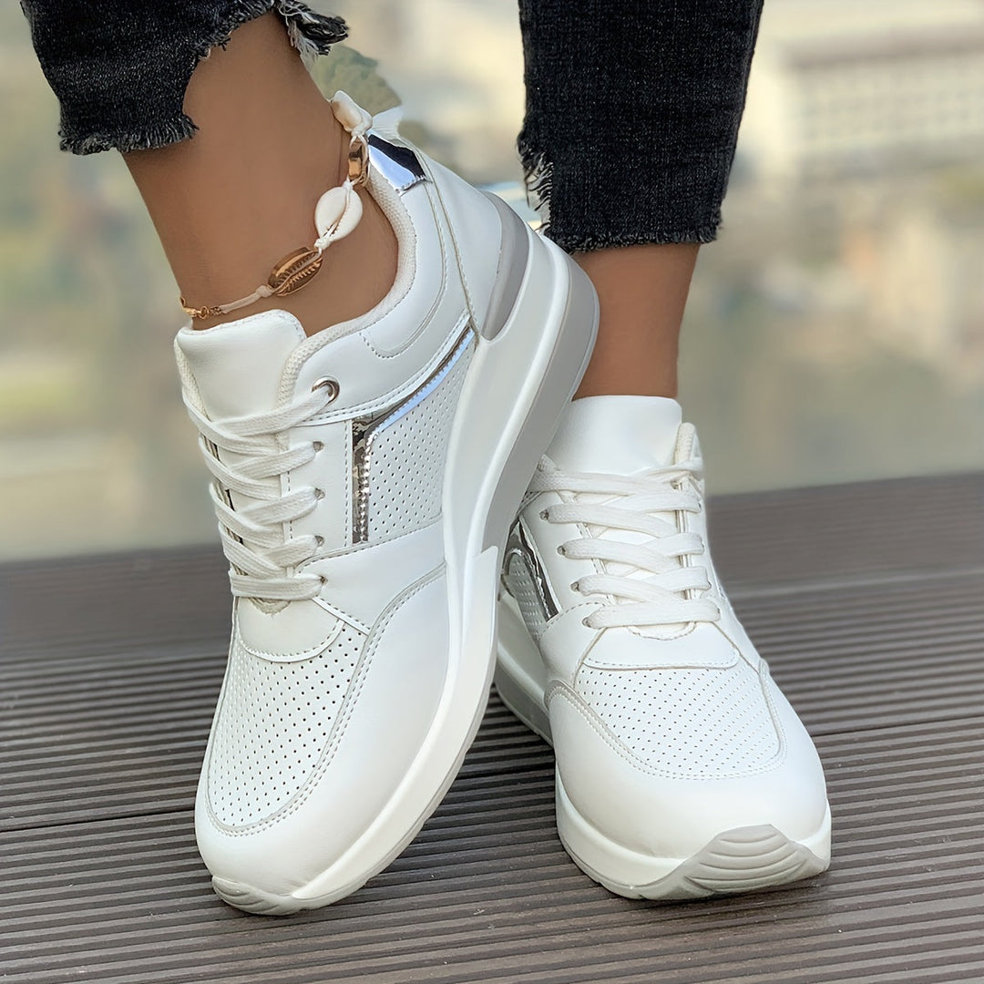EB | Einfarbige Sneaker Für Damen Ideal Für Den Alltag